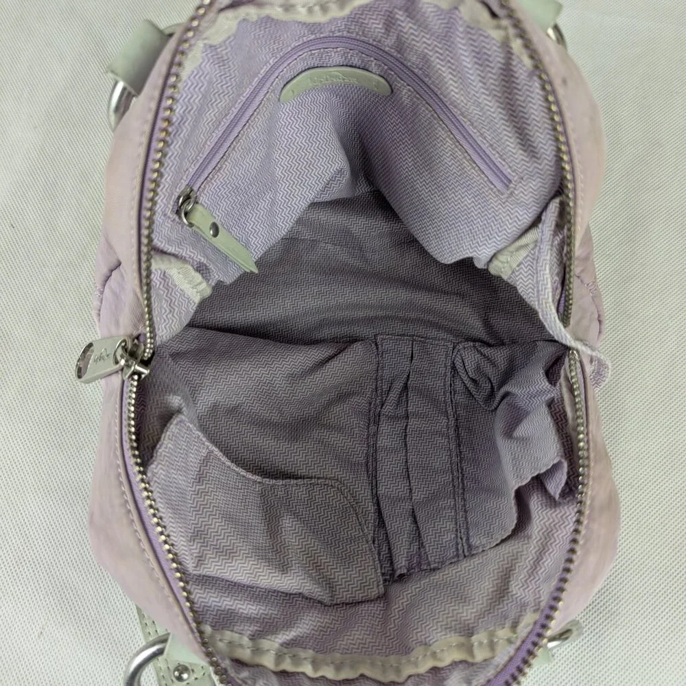 Kipling GEENA Large Shoulder Bag Purple- Good condition- Fast Ship - Picture 10 of 16
